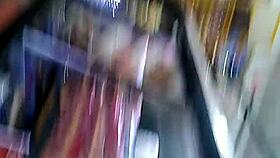 Big ass Mexican woman in the store!