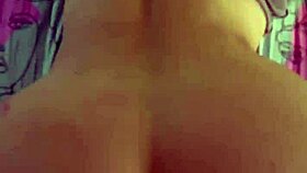 Latina milf bent over for creampie