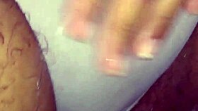 rubbing my creamy pussy to orgasm wet and horny