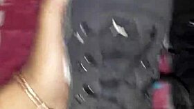 narrative of cumshot on tennis shoes in fetish scene