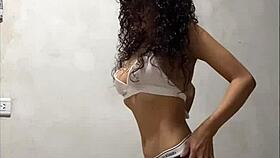 Latina student tricked into public classroom fucking by professor