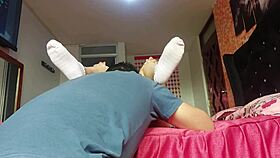 I suck fan's dick and he fucks me bareback filling me with semen