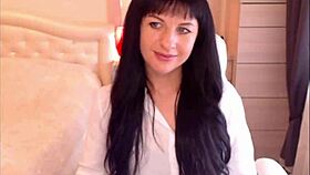 I tease my small tits while stripping in lingerie