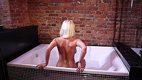 darina feels wet and naked in the hotel bathtub bdsm scene