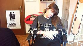 bathroom floor blues with big pee