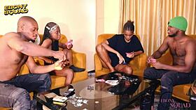 Wow, he won the competition and now we're having a wild gangbang!