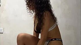 Latina student tricked into public classroom fucking by professor