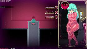 mage kanade's futanari blowjob and handjob in dungeon quest ep 2