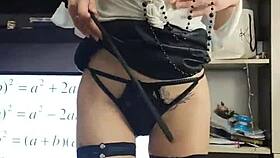 I fucked the teacher and cummed on her glasses