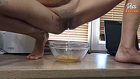 I-I watch this pissin' compilation, golden rain femdom piss ep 814.