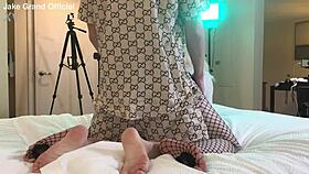 Rapper says, I'm fucking this blonde transsexual.