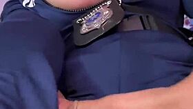 Cover my tits with your cum, soldier!