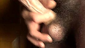great close up solo male handjob big cumshot cum on hand