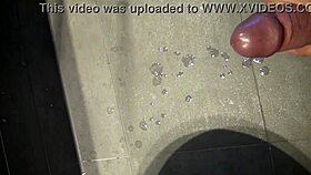 three cumshots in half an hour with big cocks in bathroom