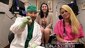 Mina Moon sucks dick and gets fucked twice in the hospital