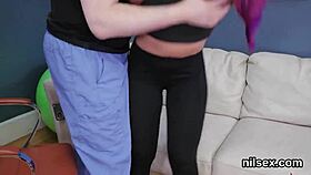 Horny Sweetie Endured Awkward Ass Treatment