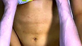 The best friend and the cheater gazed with desire as their hands touched and ended in the room