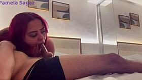 is this busty young girl suffering on big cock in doggy style?