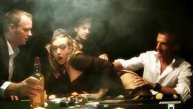 Poker turns into wild gangbang with anal