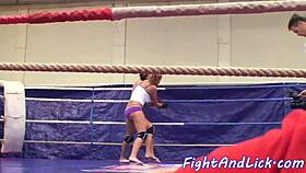 Wild Eurobabes Fighting Hard!