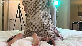 Rapper says, I'm fucking this blonde transsexual.