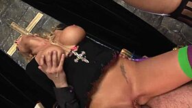 Jassie and Lexxi Tyler engage in scandalous poolside activities with heels and shaved bodies.