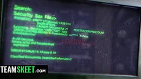 Snobby Cheerleader Gets Fucked by Security Guard After Shoplifting Lip Gloss in the Store