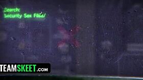 Snobby Cheerleader Gets Fucked by Security Guard After Shoplifting Lip Gloss in the Store