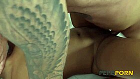 Paris Mor's Steamy Threesome With White Studs