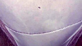 rubbing my creamy pussy to orgasm wet and horny