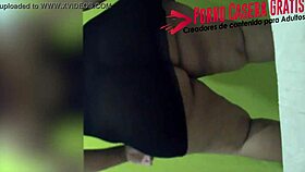 Damn, check this mature Latina shake her huge bare ass dancing!