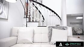 nuru massage where two cuties learn to handle a cock with blowjob, riding, and deepthroat