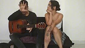 Intensely Licking My Horny Latina Stepsister's Tight Pussy