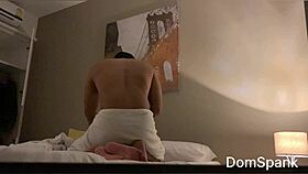 Petite Asian teen girlfriend gets romantic fuck