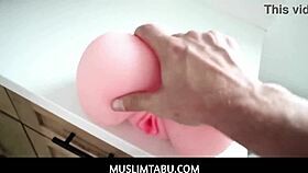 muslimtabu: curvy hijab wife tokyo lynn craves husband's touch