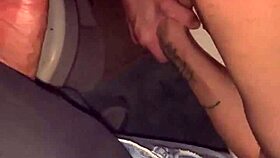 i give a smokin blowjob to my neighbors skinny wife in the shower, oh boy