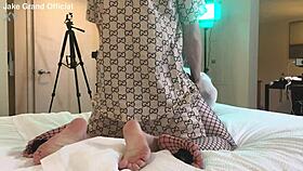 Rapper says, I'm fucking this blonde transsexual.