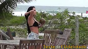 pegando a gostosa da praia