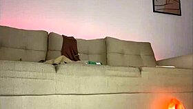 Young girl uses toys on big ass for sloppy blowjob