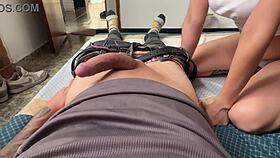 Hermosa Jovencita Swallows Cock And Handjobs Well