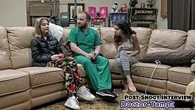 Hey, Dr. Tampa does entrance physical on Daisy Bean at Tampa University. Wild stuff!