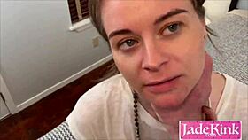 Watch This Cute Blonde Drool During Deepthroat?