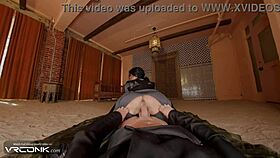 brunette chani rides huge cock