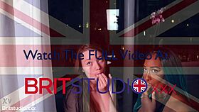 Two British teens sucking cock at the party 😏