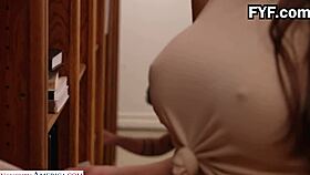 Melissa Stratton's unstoppable craving for cock takes over at the library!