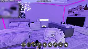 She asks me to fill her with milk on roblox this time