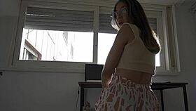 i wet my stepsisters pants and we end up naked in the room