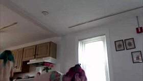 Can Shemale Babe Pound Another One Harder In Anal Doggystyle?