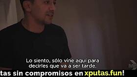 passionate brunette fucks spanish sub in stockings