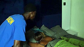 my step bro's dick is so big and close up in homemade ebony video